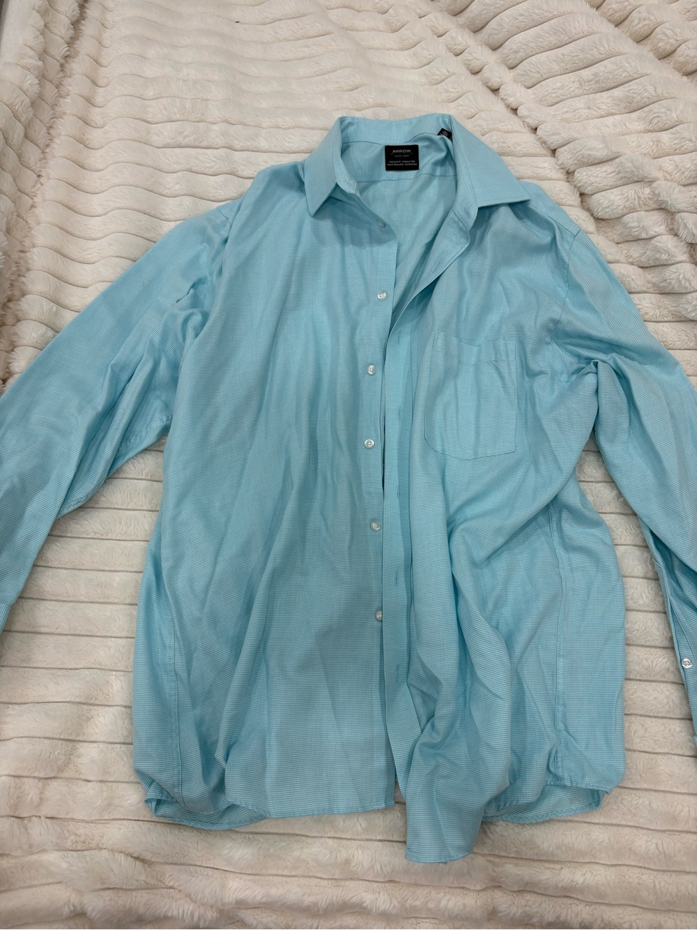 Arrow Light Blue Long-Sleeve Dress Shirt